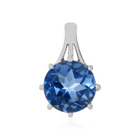 Pendentif en argent et Fluorite à couleur changeante