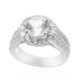 Bague en argent et Danburite