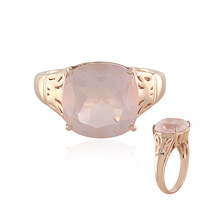 Bague en argent et Quartz rose