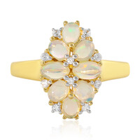 Bague en argent et Opale Welo