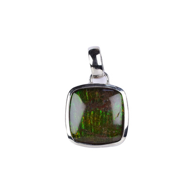 Pendentif en argent et Ammolite