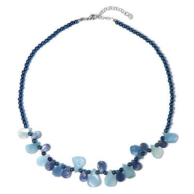 Collier en argent et Aigue-marine