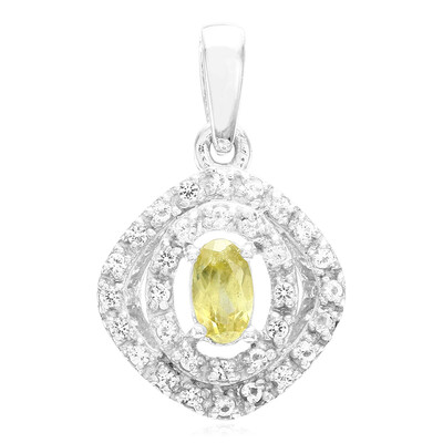 Pendentif en argent et Sphène