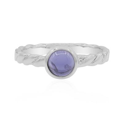 Bague en argent et Iolite
