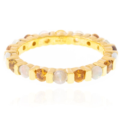 Bague en argent et Opale Welo