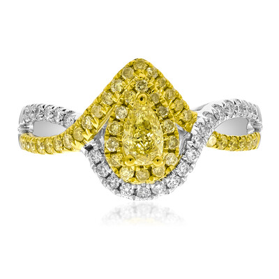 Bague en or et Diamant SI2 jaune (CIRARI)