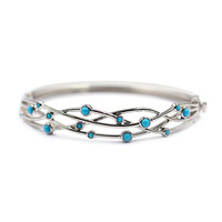 Bracelet en argent et Turquoise Sleeping Beauty (Faszination Türkis)