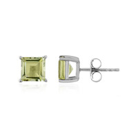 Boucles d'oreilles en argent et Quartz de l'Ouro Verde