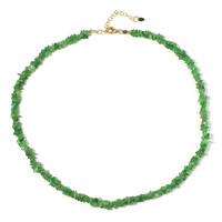 Collier en argent et Grenat Tsavorite
