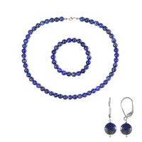 Parure en argent et Lapis-Lazuli