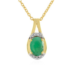 Collier en argent et Emeraude de Socoto