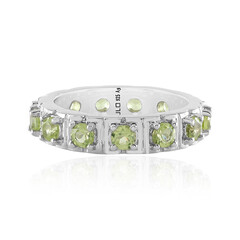 Bague en argent et Péridot