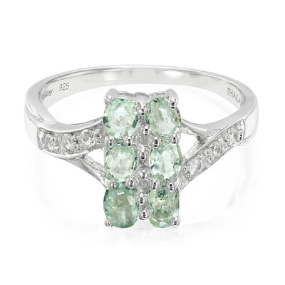 Bague en argent et Tourmaline Paraïba