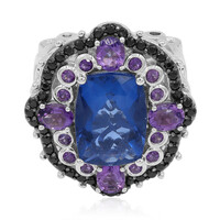 Bague en argent et Fluorite à couleur changeante (Dallas Prince Designs)