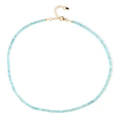 Collier en argent et Apatite bleue