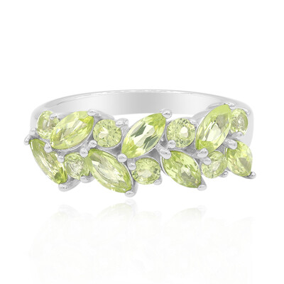 Bague en argent et Péridot