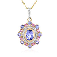 Collier en or et Tanzanite