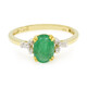 Bague en argent et Emeraude de Bahia