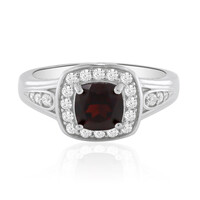 Bague en argent et Grenat
