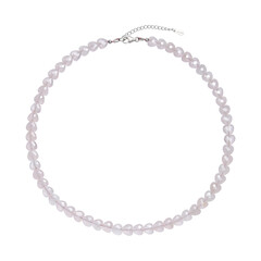 Collier en argent et Quartz rose