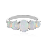 Bague en argent et Opale Welo
