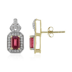 Boucles d'oreilles en or et Rubis de Madagascar (Adela Gold)