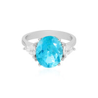 Bague en argent et Topaze Paraiba