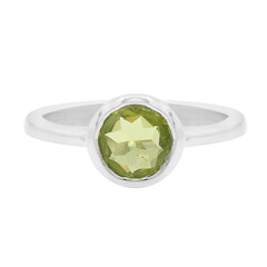 Bague en argent et Péridot