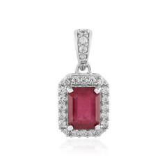 Pendentif en argent et Rubis de Madagascar