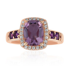 Bague en argent et Améthyste de Bolivie