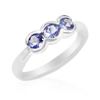 Bague en argent et Tanzanite