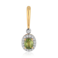 Pendentif en or et Saphir vert du Queensland (Mark Tremonti)