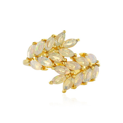 Bague en argent et Opale Welo