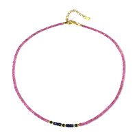 Collier en argent et Saphir parme (Riya)