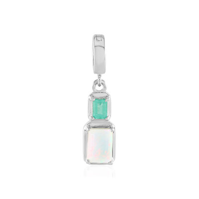 Pendentif en argent et Opale Welo