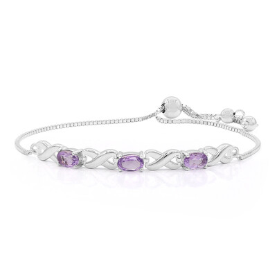 Bracelet en argent et Améthyste