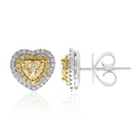 Boucles d'oreilles en or et Diamant SI jaune (CIRARI)