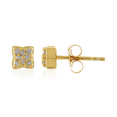 Boucles d'oreilles en argent et Diamant I3 (H)