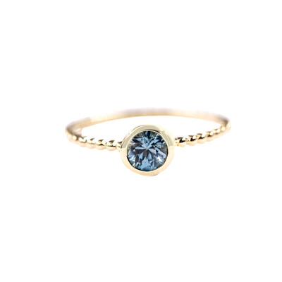 Bague en or et Zircon de Ratanakiri