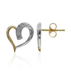 Boucles d'oreilles en argent et Diamant PK (I)