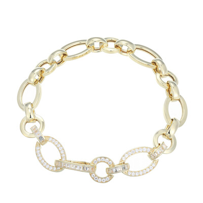 Bracelet en argent et Topaze blanche (Adela Silber)