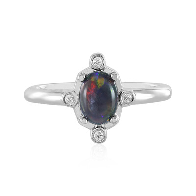 Bague en argent et Opale Mezezo