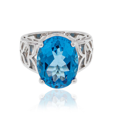Bague en argent et Topaze de Marambaia