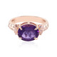 Bague en argent et Améthyste de Sibérie (Adela Silber)