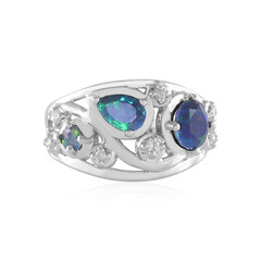 Bague en argent et Opale Mezezo