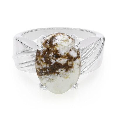 Bague en argent et Magnésite