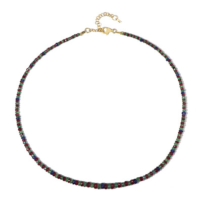 Collier en argent et Rubis de Madagascar