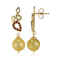 Boucles d'oreilles en argent et Perle de culture d'eau douce (TPC)