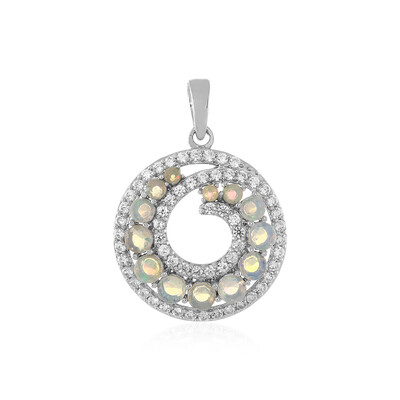 Pendentif en argent et Opale Welo