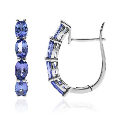 Boucles d'oreilles en or et Tanzanite